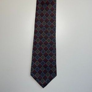 Vintage Louis Roth Diamond Patterned Neck Tie for Men